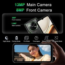 Doogee Fire 5 Pro 4GB/128GB Dual SIM Laranja - sistema de câmaras