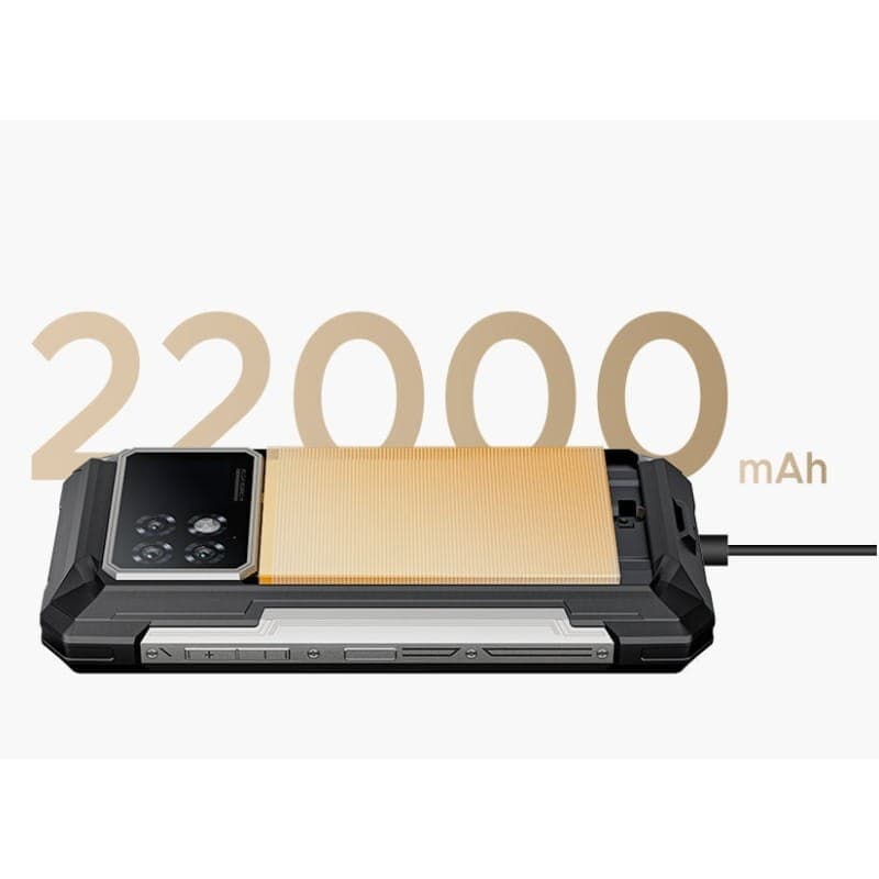 Doogee S200 Max 5G 16Go/512Go Noir - capacité de la batterie