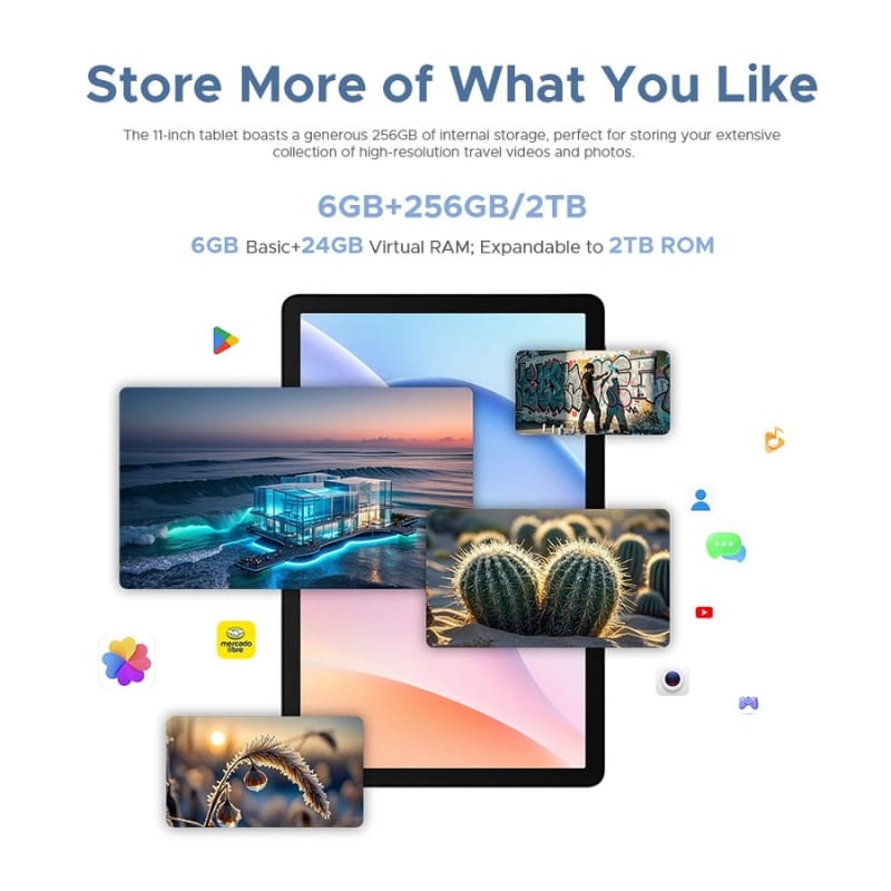 Doogee Tab G6 11 6GB/256GB WiFi + 4G Preto - Item4