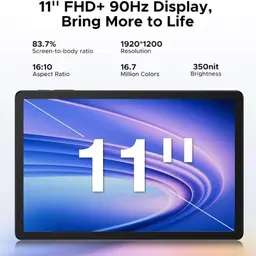 Doogee Tab G6+ 11" 8GB/256GB WiFi+4G Negro - tamaño de pantalla