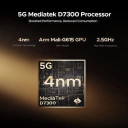 Doogee V Max Play 5G 16Go/512Go Noir - processeur intégré