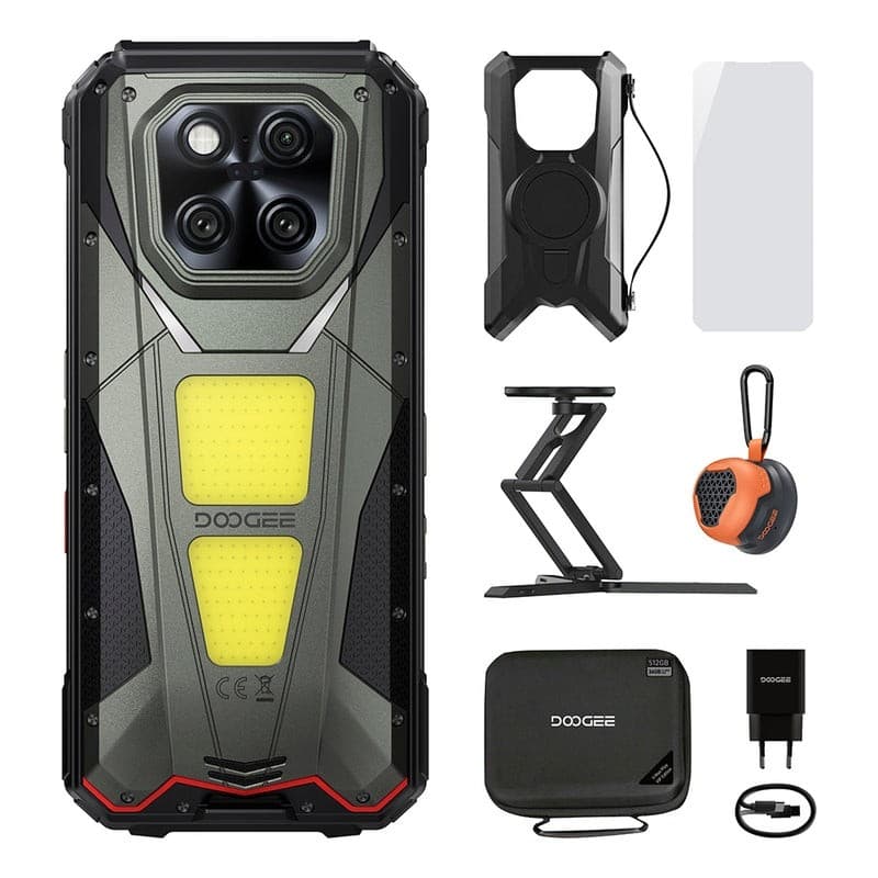 Doogee V Max Play 5G 16GB/512GB VIP Edition Gris Rugged con Proyector - accesorios incluidos