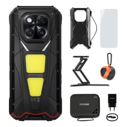 Doogee V Max Play 5G 16Go/512Go Édition VIP Noir Robuste avec projecteur - accessoires inclus
