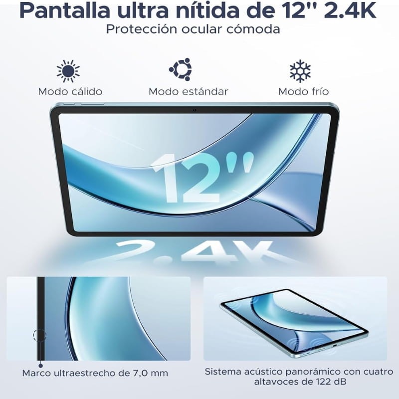 Doogee V Pad 12 8 GB/256 GB WiFi + 5G Preto - Item5