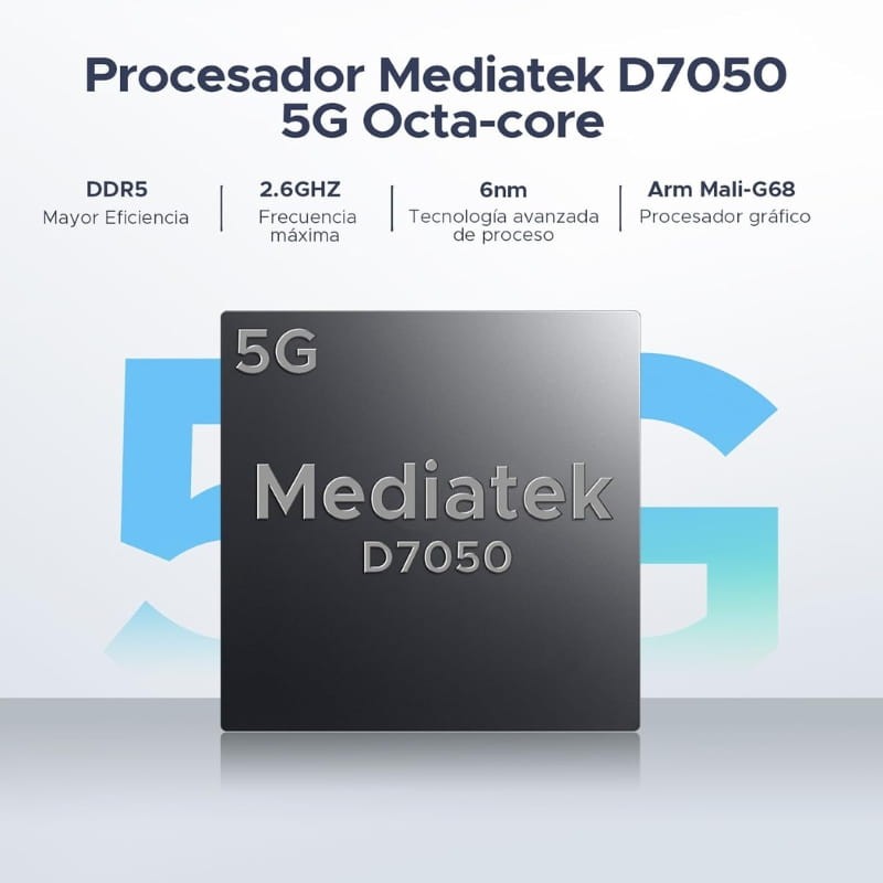 Doogee V Pad 12 8 GB/256 GB WiFi + 5G Preto - Item6
