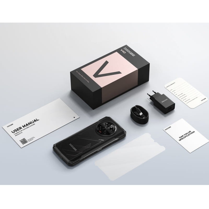 Doogee V40 5G 12GB/512GB Preto/Prateado - Telemóvel robusto - Item5