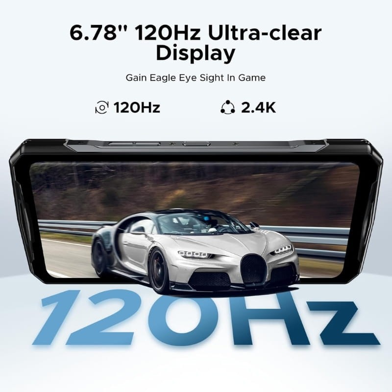 Doogee V40 5G 12GB/512GB Preto/Prateado - Telemóvel robusto - Item7