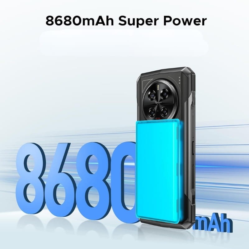 Doogee V40 5G 12GB/512GB Preto/Prateado - Telemóvel robusto - Item10