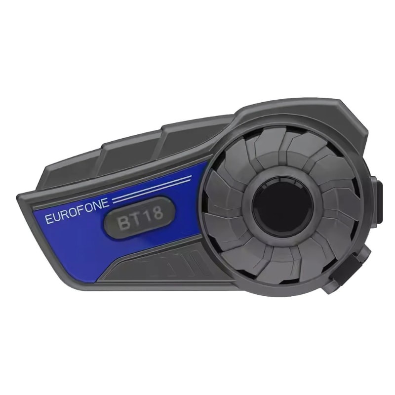 EuroFone BT18 Full Duplex para 3 conductores Azul - Intercomunicador para Moto - Ítem