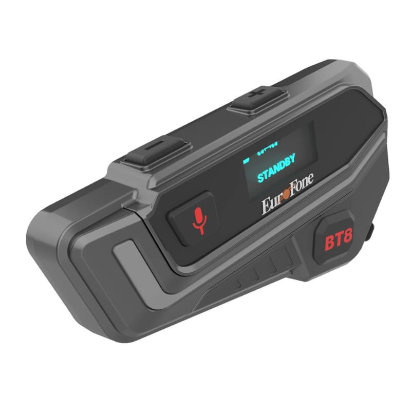 EuroFone BT8-A Mesh 6 conductores conversación simultánea - Intercomunicador para Moto - Ítem1