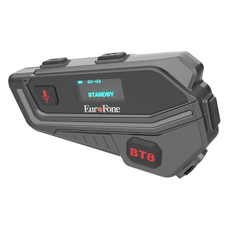 EuroFone BT8-A Mesh 6 conductores conversación simultánea - Intercomunicador para Moto - Ítem3