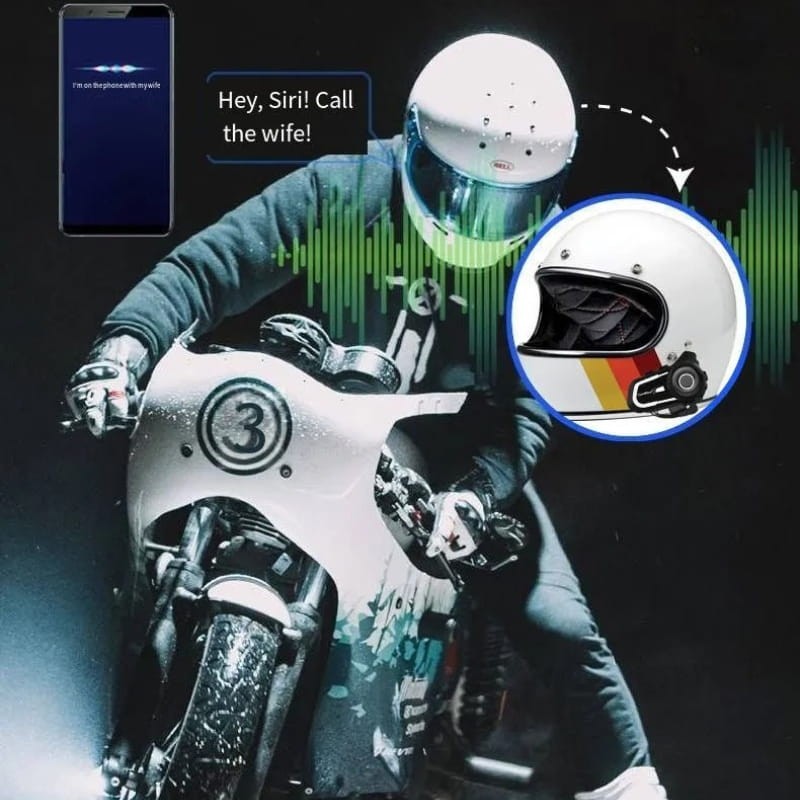 EuroFone S2 Mesh 3 conductores conversación simultánea Naranja - Intercomunicador para Moto - Ítem5