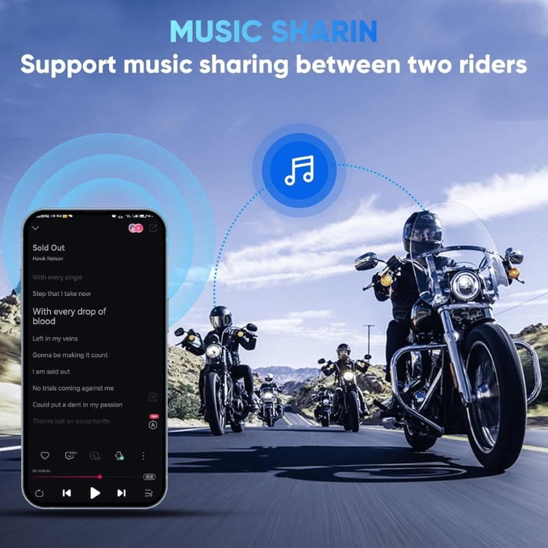EUROFONE S2 Plus Negro - Intercomunicador para moto - Ítem4