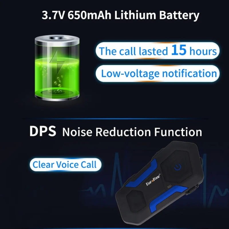 EuroFone V10 Mesh Conversation simultanée pour 10 conducteurs - Intercom moto - Ítem3