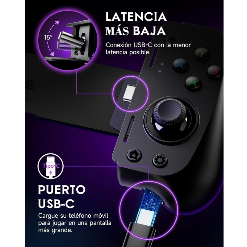 EasySMX M10 Android (USB-C) con Joysticks Hall - Ítem2