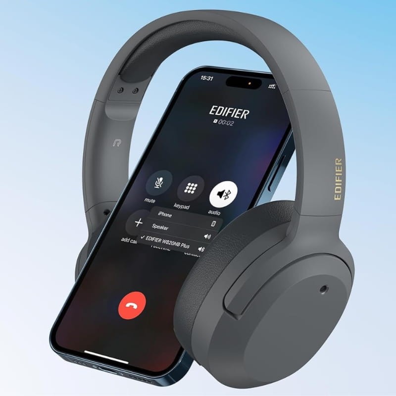 Edifier W820NB Plus ANC Cinzento - Auscultadores Bluetooth - Item5