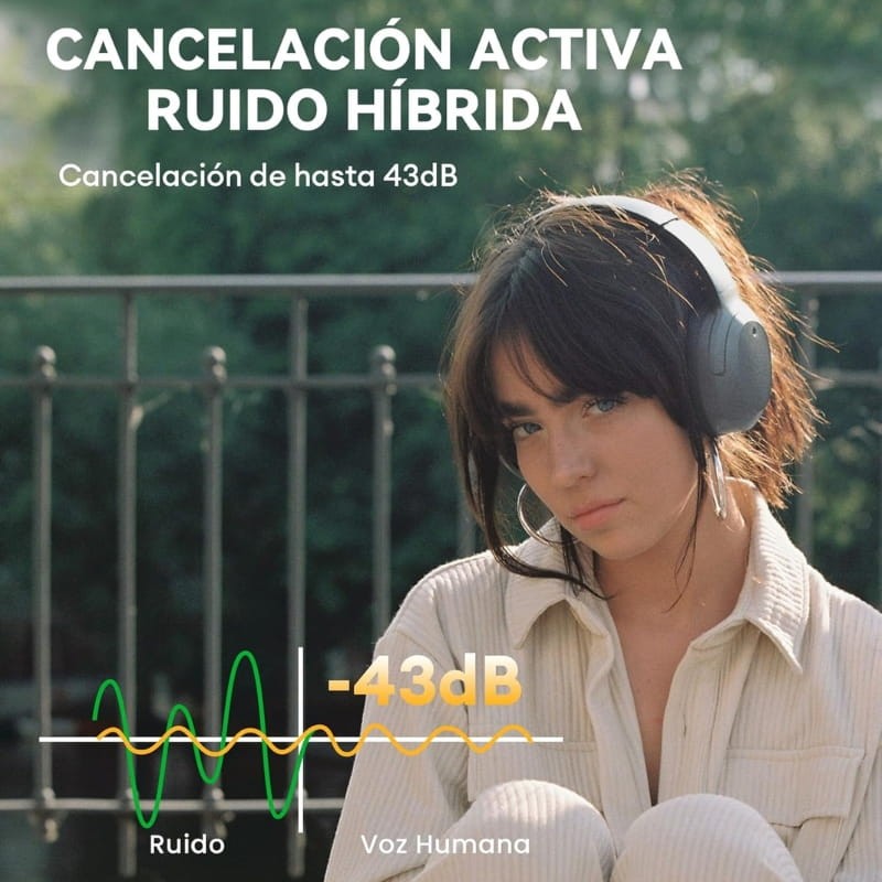 Edifier W820NB Plus ANC Cinzento - Auscultadores Bluetooth - Item6