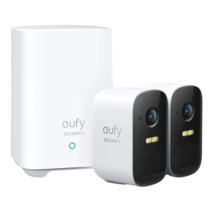 Eufy Security S210 (eufyCam 2C) FHD IP67 WiFi Branco - Kit de 2 Câmaras de Segurança para Exterior - Item