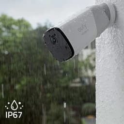 Eufy Security S221 (eufyCam 2 Pro) 2K IP67 WiFi Branco - Kit de 2 Câmaras de Segurança para Exterior - Certificação IP67