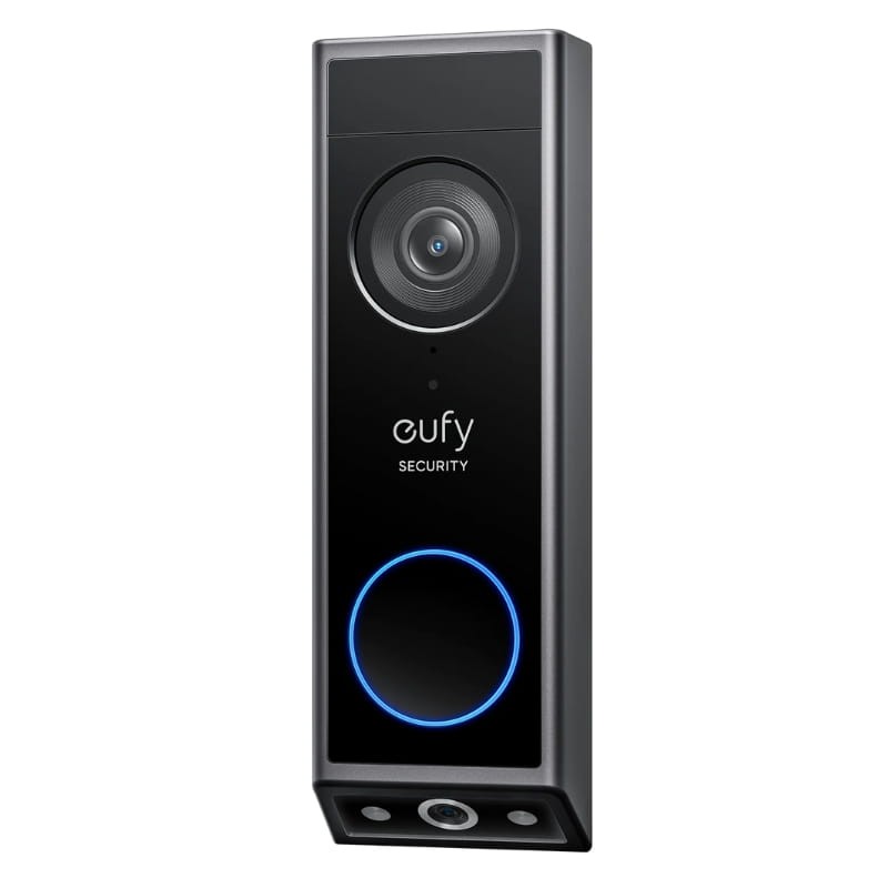 Eufy Security Video Doorbell E340 2K Preto - Câmara de segurança para exterior - Item1