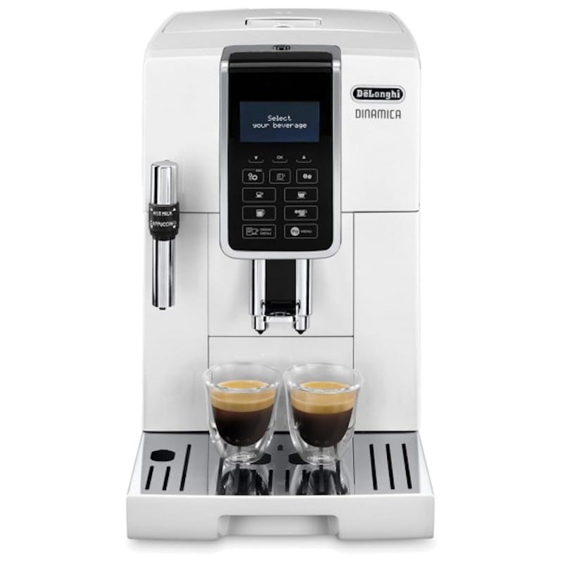 Cafetera Superautomática De'Longhi Dinamica Ecam 350.35.W 1.8L Blanca