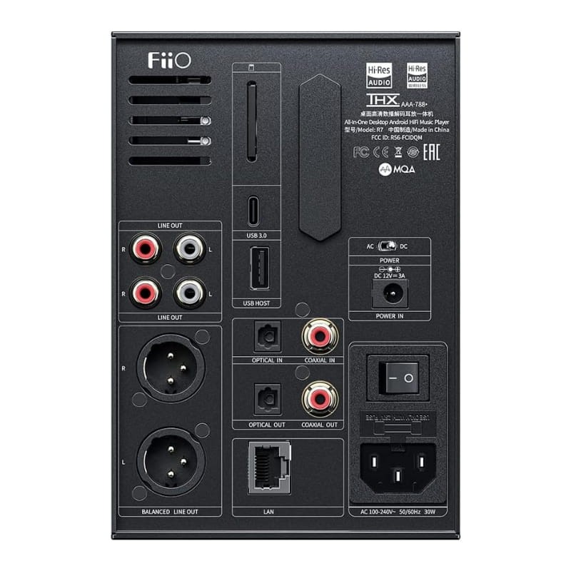 FiiO R7 - Amplificador/DAC/Reprodutor Hi-Res com Bluetooth - Item1