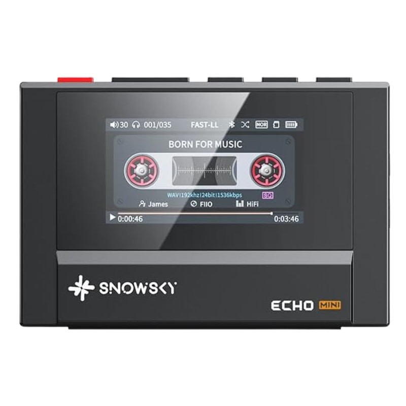 FiiO Snowsky ECHO MINI Preto - Reprodutor Hi-Res - Item