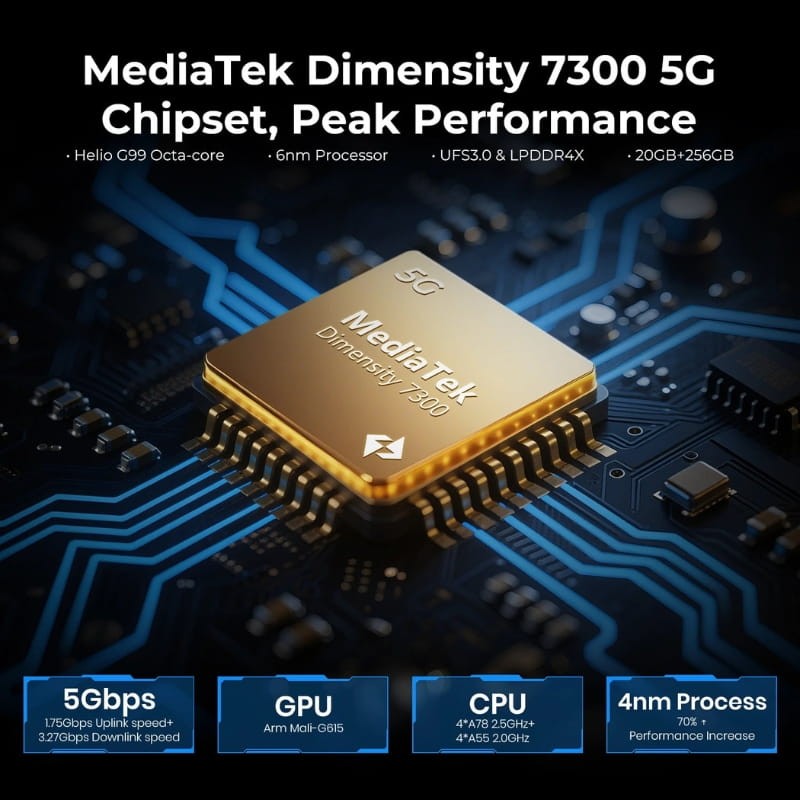 Fossibot DT3 10,4 12Go/256Go 5G Gris Rugged - Ítem4