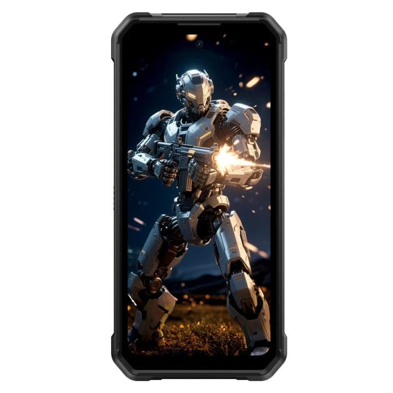 Fossibot F107 Pro 5G 12Go/512Go Noir Robuste - vue de face