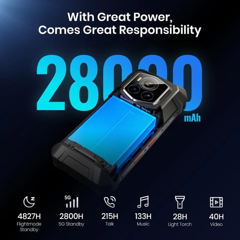 Fossibot F107 Pro 5G 12GB/512GB Negro Rugged - Ítem4