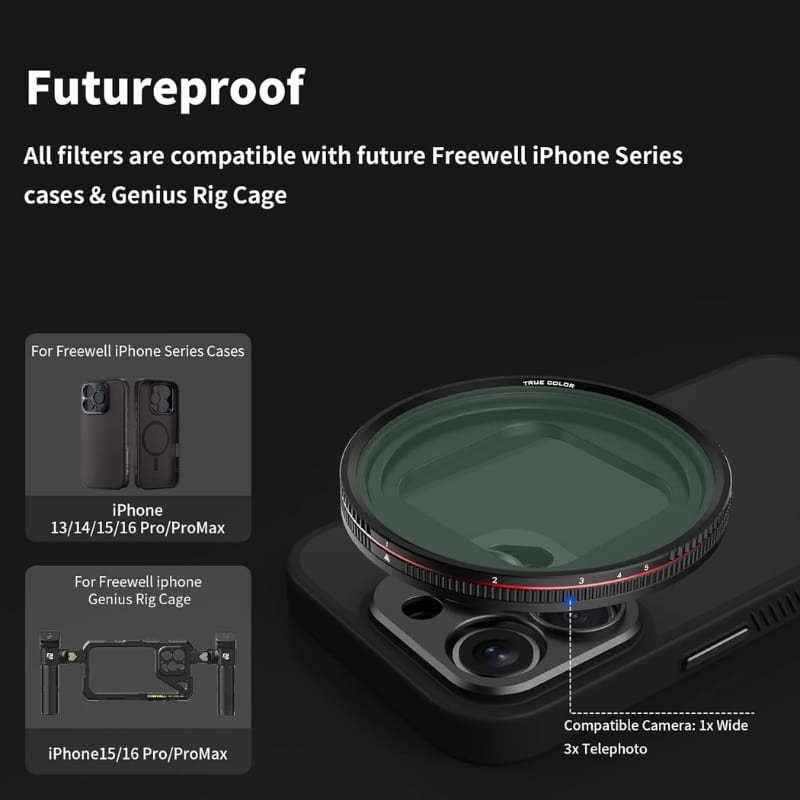 Freewell Série Sherpa VND 1-5 - Filtre VND pour iPhone - Ítem4