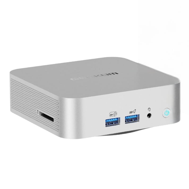 GEEKOM A8 Ryzen 9-8945HS/32GB/2TB/Win11 Pro Plata - Mini PC - Ítem