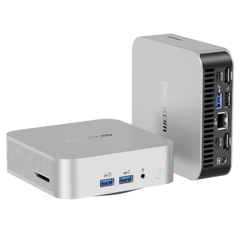 GEEKOM A8 Ryzen 9-8945HS/32GB/2TB/Win11 Pro Plata - Mini PC - Ítem1