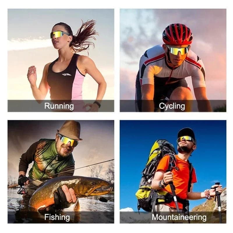 Óculos Inteligentes para Ciclismo Preto - uso desportivo
