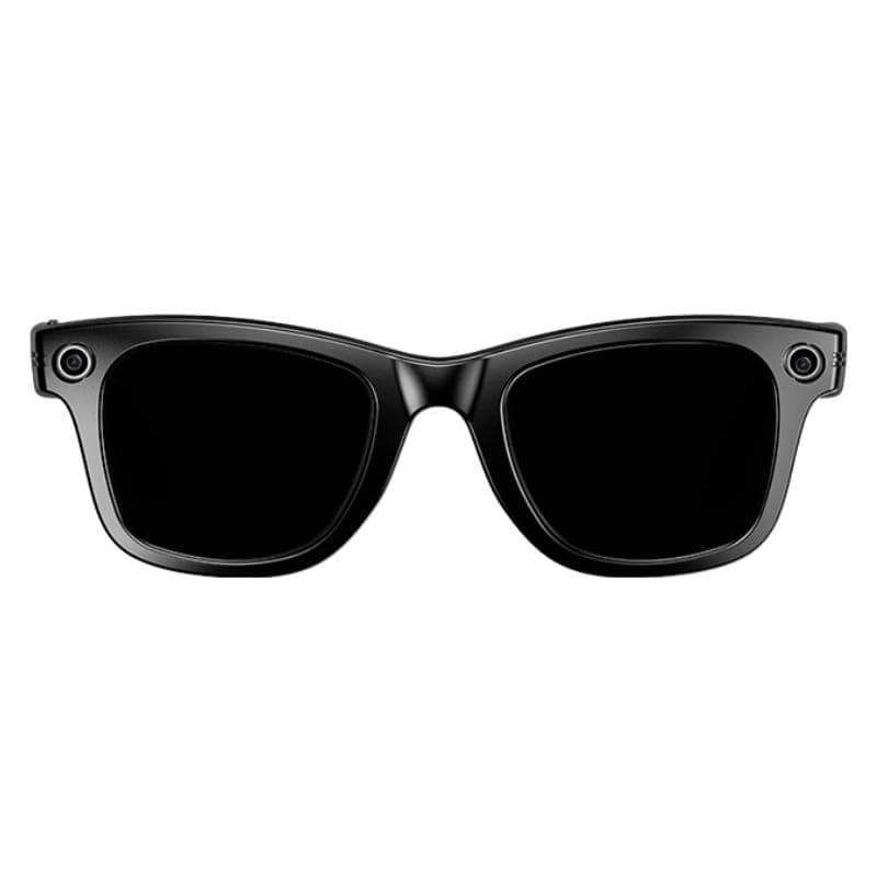 Lunettes intelligentes W600 avec caméra IP65 Noir - vue de face