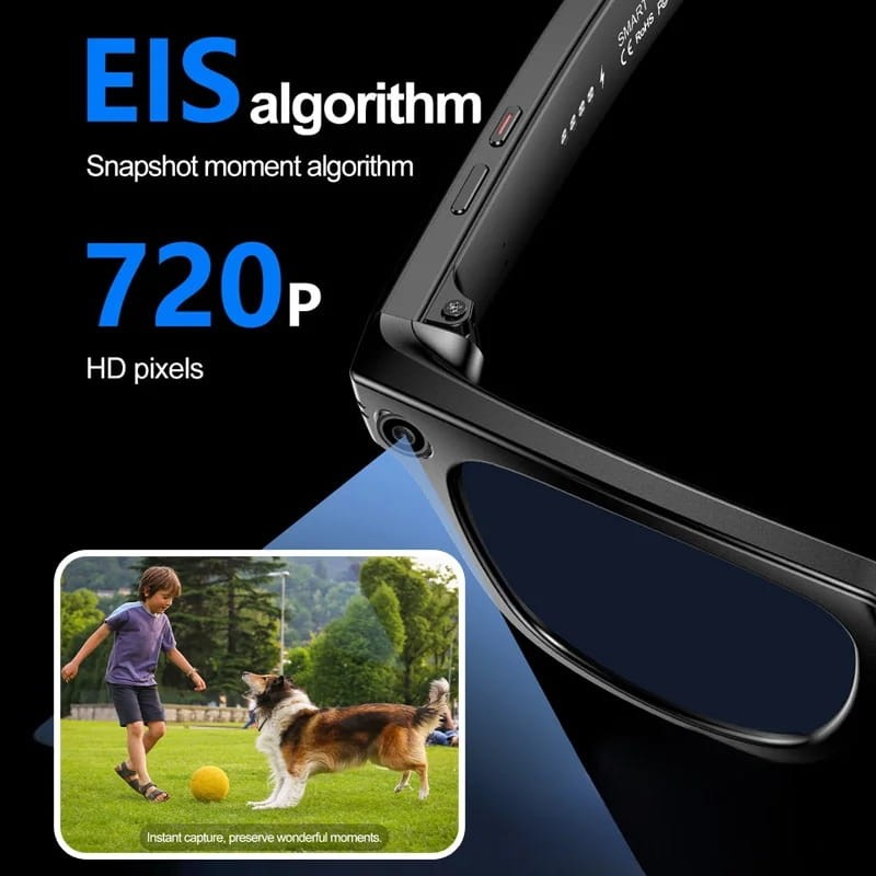 Óculos inteligentes W600 com Câmara IP65 Transparente - Item5