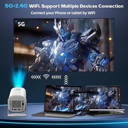 Game Projector P30 Max - conectividad Bluetooth+WiFi