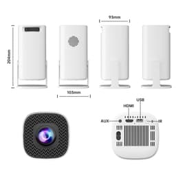 Game Projector P30 Max - dimensiones e interfaz