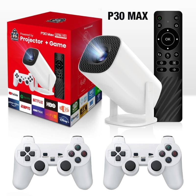 Game Projector P30 Max 1Go/8Go Android 11 + 2 manettes - Ítem7