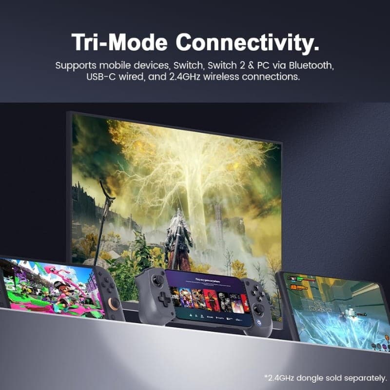 Comando GameSir X5S Preto - tripla conetividade