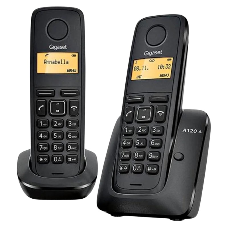 Gigaset A170 Duo Teléfono DECT/analógico Identificador de llamadas Negro - Ítem