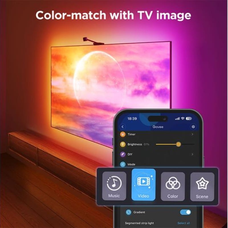 Govee H6098 Envisual TV Backlight Edición Netflix - Ítem3