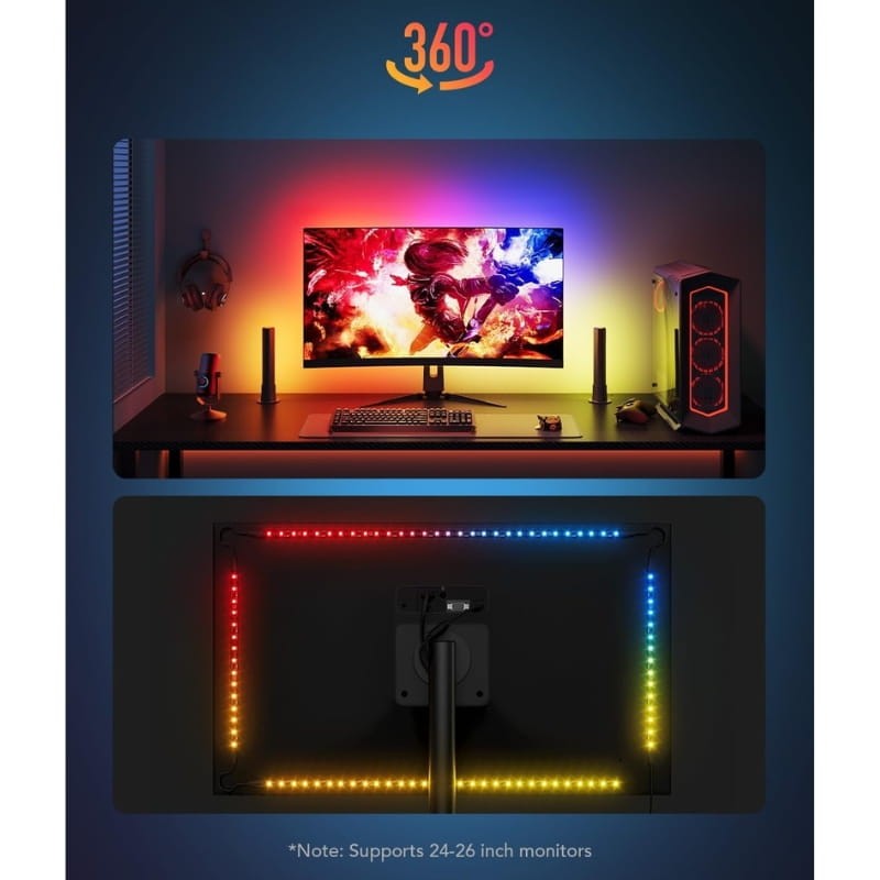 Govee H6608 PC Monitor Pro Kit - Fita de luz LED + Barra de luz LED - Item1