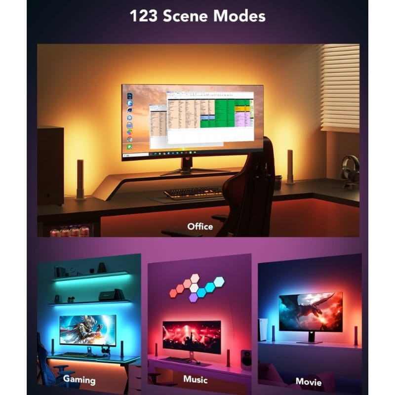 Govee H6608 PC Monitor Pro Kit - Fita de luz LED + Barra de luz LED - Item2