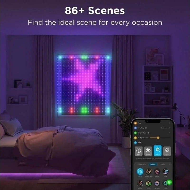 Govee H70BC Edição Netflix - Cortina LED Inteligente - Item1