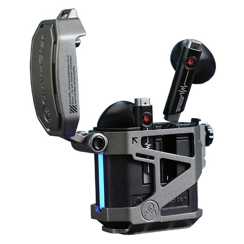 GravaStar Sirius P5 Defense Armor V2 TWS Cinzento - Auscultadores Bluetooth - Item
