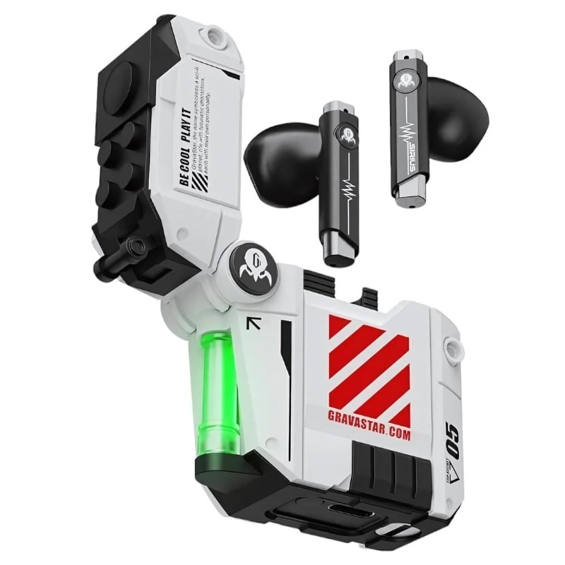 GravaStar Sirius P5 Defense Mecha V2 TWS Blanco - Auriculares Bluetooth - Ítem