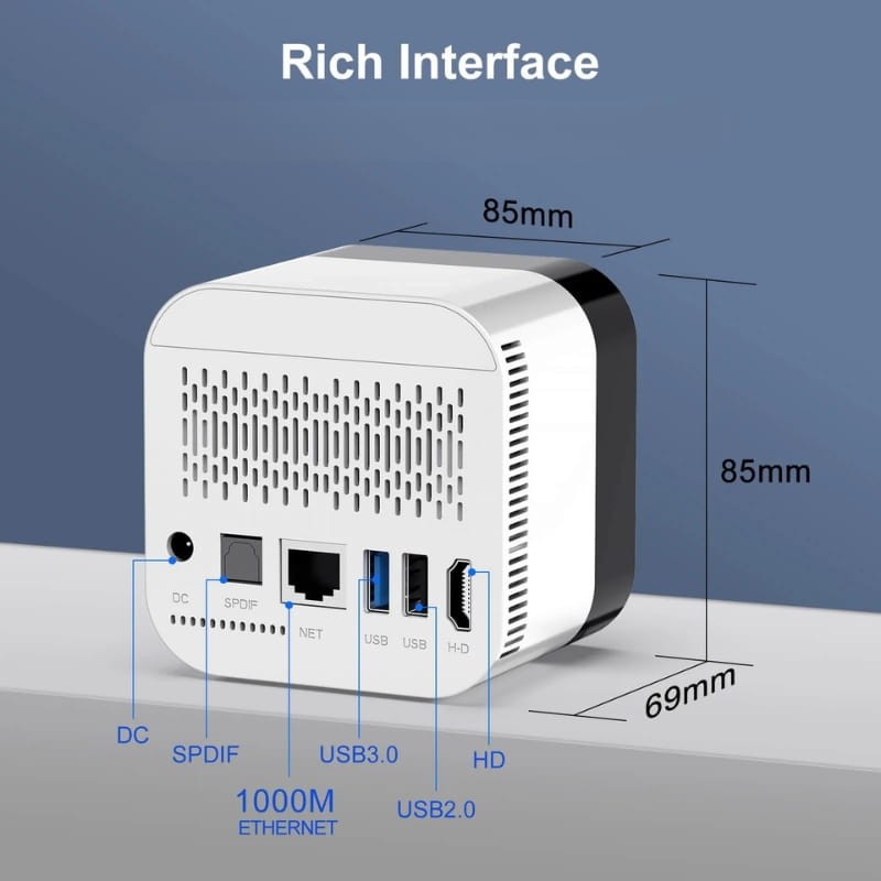 H96 Max H728 2Go/16Go Android 14 Blanc - Ítem6