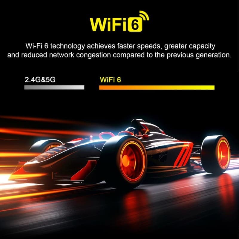 H96 Max M1 Plus 4Go/32Go 8K WiFi6 Android 14 - Connectivité WiFi