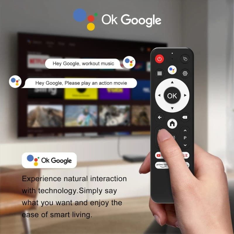 H96 Max S905L3 2Go/8Go 4K WiFi Dual Band Android 14 - assistant vocal intégré